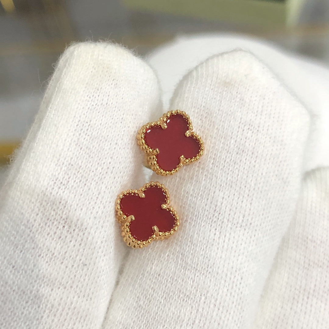 [MIRA]CLOVER MINI GOLD EARRINGS