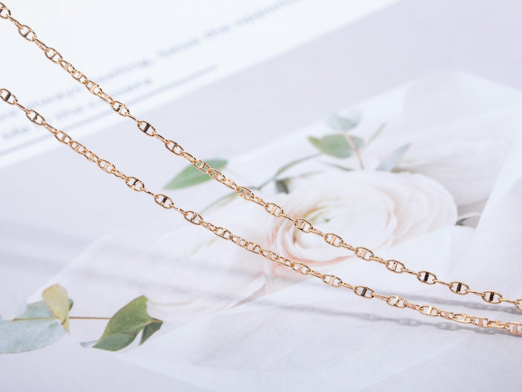 [MIRA]ECHAPPEE NECKLACE PINK GOLD