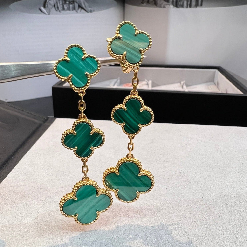 [MIRA]CLOVER MALACHITE 3 MOTIFS GOLD