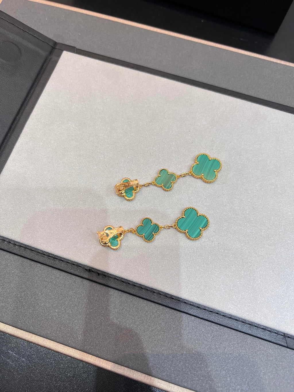 [MIRA]CLOVER MALACHITE 3 MOTIFS GOLD