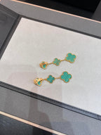 [MIRA]CLOVER MALACHITE 3 MOTIFS GOLD