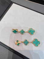 [MIRA]CLOVER MALACHITE 3 MOTIFS GOLD