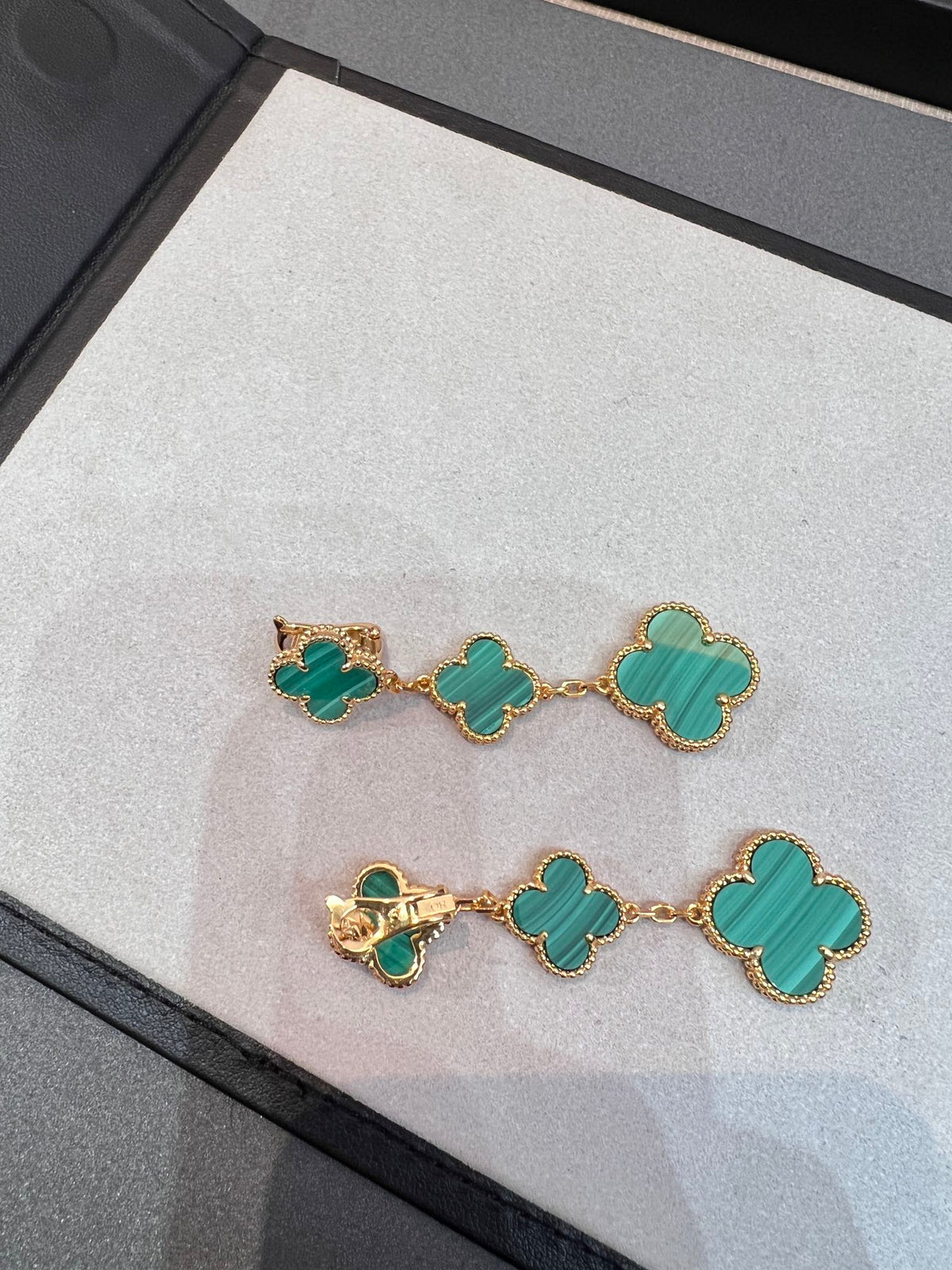 [MIRA]CLOVER MALACHITE 3 MOTIFS GOLD
