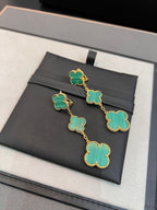 [MIRA]CLOVER MALACHITE 3 MOTIFS GOLD