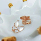 [MIRA]BUTTERFLY MOP DIAMOND EARRINGS