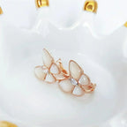 [MIRA]BUTTERFLY MOP DIAMOND EARRINGS