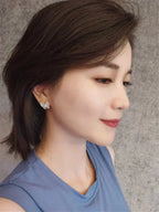 [MIRA]BUTTERFLY MOP DIAMOND EARRINGS