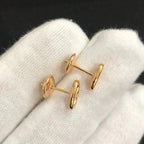 [MIRA]CHAINE SMALL EARRINGS GOLD AND SILVER