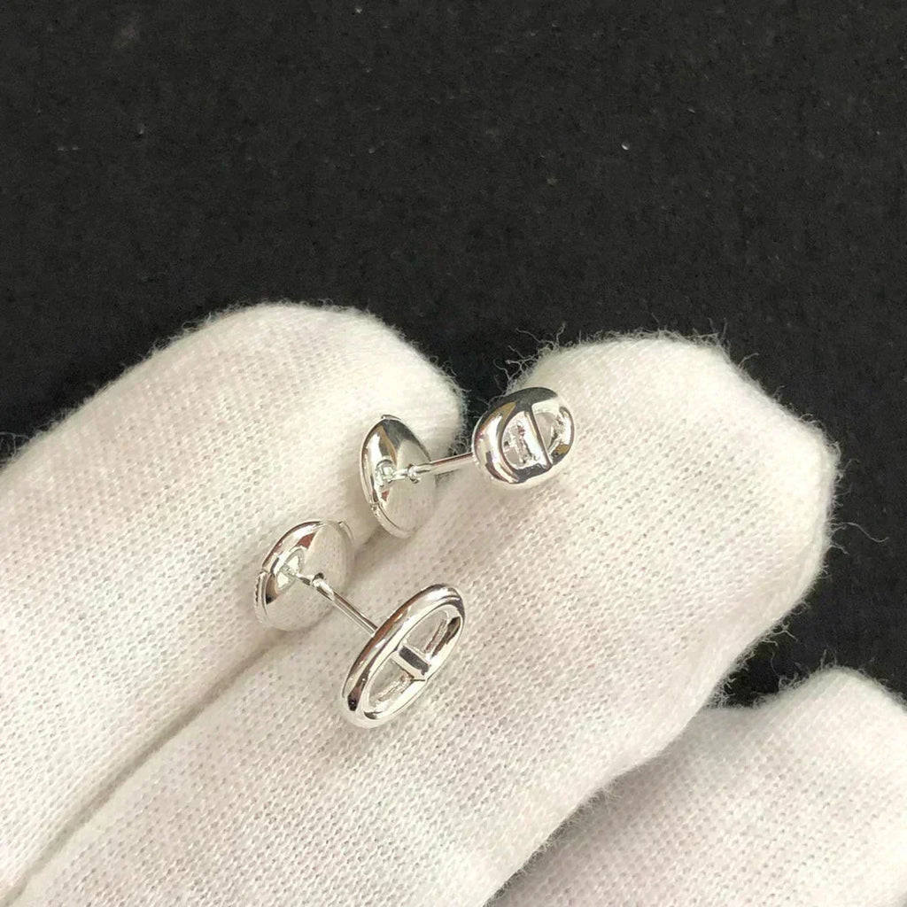 [MIRA]CHAINE SMALL EARRINGS GOLD AND SILVER