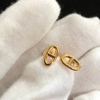 [MIRA]CHAINE SMALL EARRINGS GOLD AND SILVER