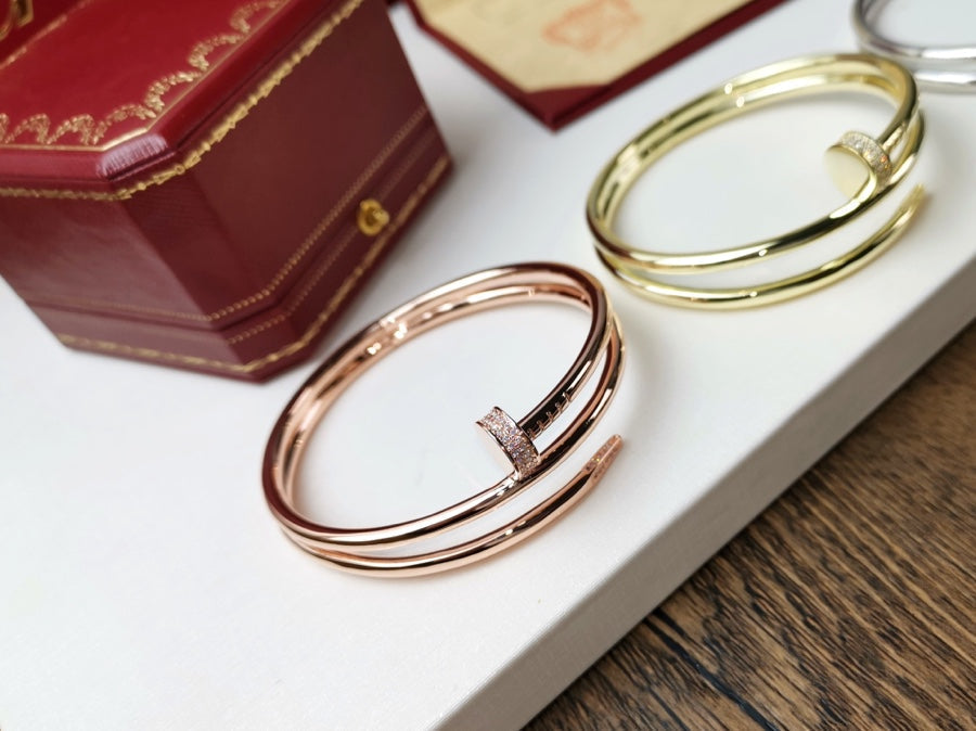 [MIRA]JUSTE BRACELET 3.5MM DOUBLE ROW DIAMOND