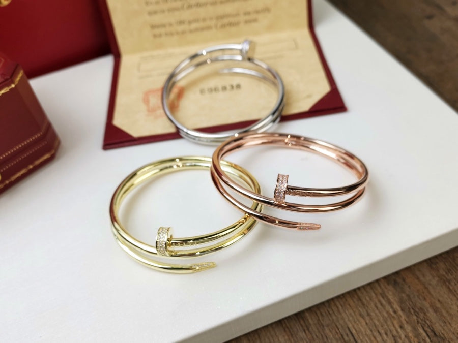 [MIRA]JUSTE BRACELET 3.5MM DOUBLE ROW DIAMOND