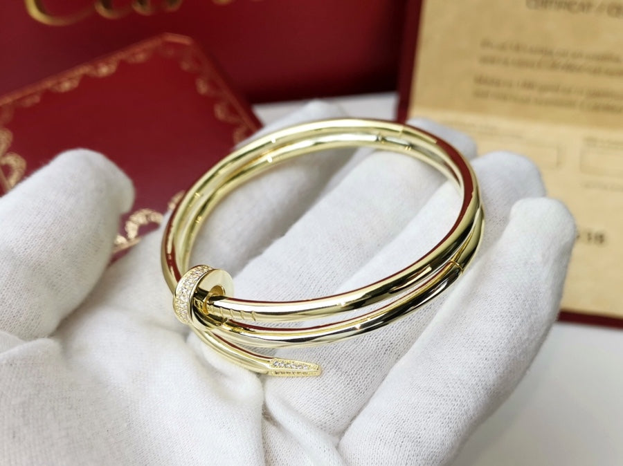 [MIRA]JUSTE BRACELET 3.5MM DOUBLE ROW DIAMOND