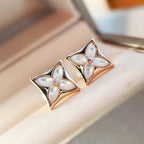 [MIRA]STAR MOP PINK GOLD EARRINGS