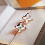 [MIRA]STAR MOP PINK GOLD EARRINGS