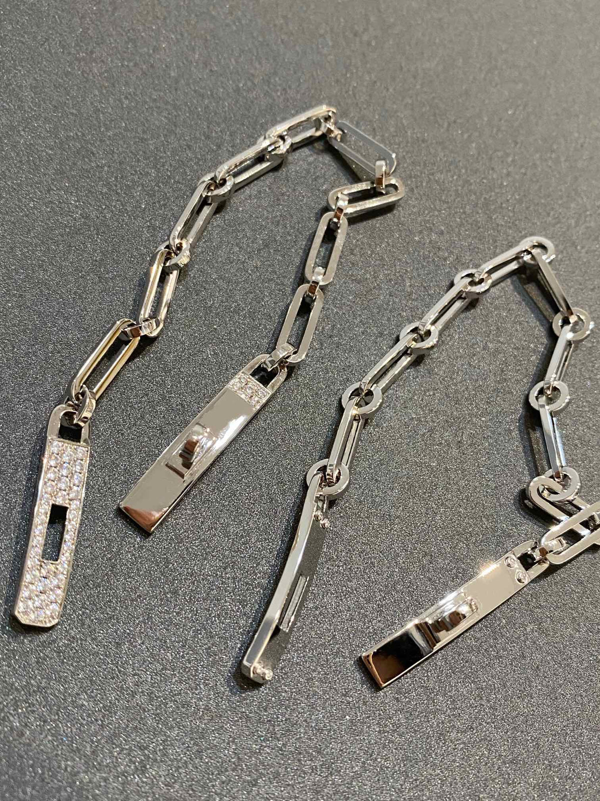 [MIRA]CHAINE BRACELET SMALL MODEL DIAMOND