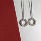 [MIRA]LOVE NECKLACE ADJUSTABLE SILVER