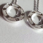 [MIRA]LOVE NECKLACE ADJUSTABLE SILVER