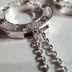 [MIRA]LOVE NECKLACE ADJUSTABLE SILVER