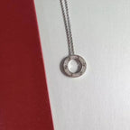 [MIRA]LOVE NECKLACE ADJUSTABLE SILVER