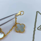 [MIRA]MAGIC CLOVER MOP GOLD BRACELET 5 MOTIFS