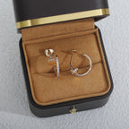 [MIRA]JUSTE EARRINGS 12.75MM PINK GOLD DIAMOND