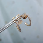 [MIRA]JUSTE EARRINGS 12.75MM PINK GOLD DIAMOND