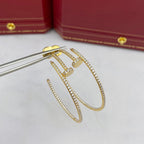 [MIRA]JUSTE EARRINGS FULL DIAMONDS 1.8MM