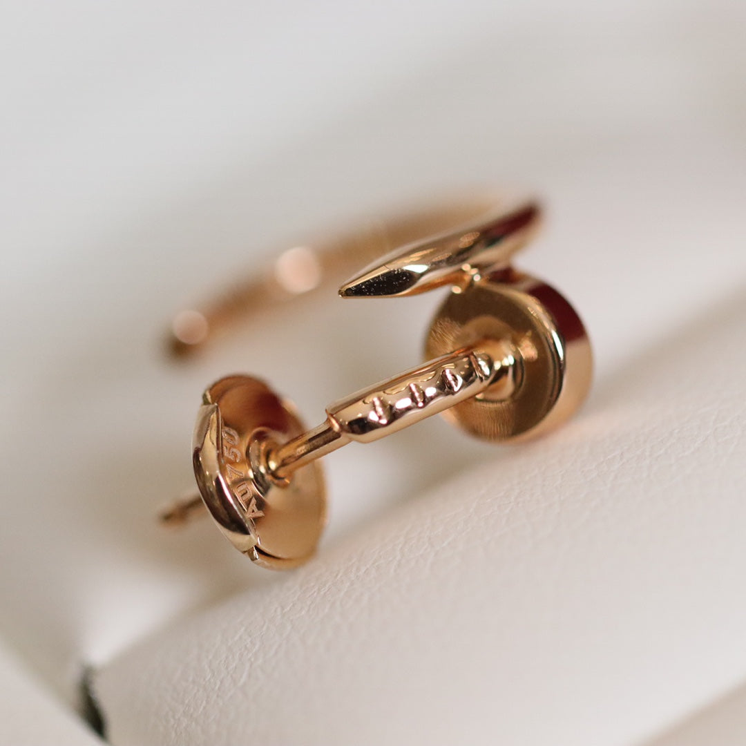 [MIRA]JUSTE EARRINGS PINK GOLD