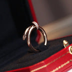 [MIRA]JUSTE RING 2.65MM PINK GOLD DIAMOND
