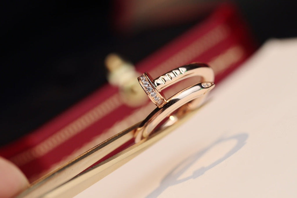 [MIRA]JUSTE RING 2.65MM PINK GOLD DIAMOND