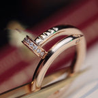 [MIRA]JUSTE RING 2.65MM PINK GOLD DIAMOND