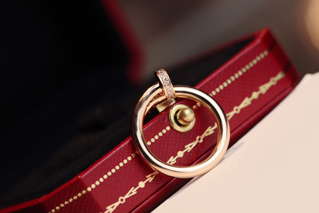 [MIRA]JUSTE RING 2.65MM PINK GOLD DIAMOND