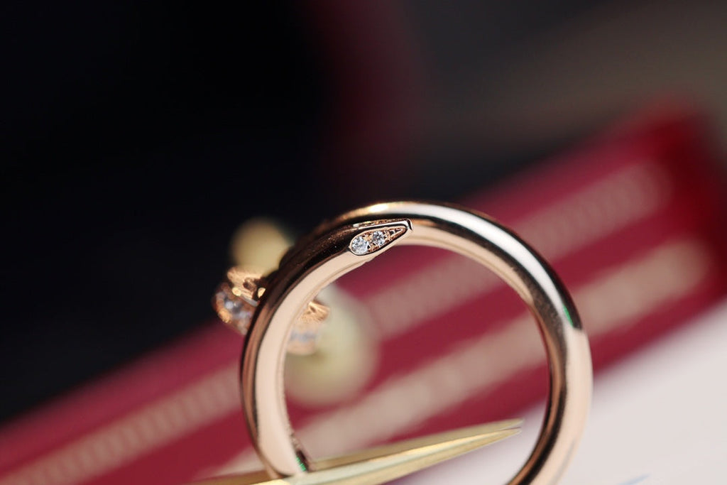 [MIRA]JUSTE RING 2.65MM PINK GOLD DIAMOND
