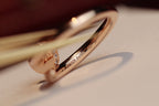 [MIRA]JUSTE RING 2.65MM PINK GOLD DIAMOND