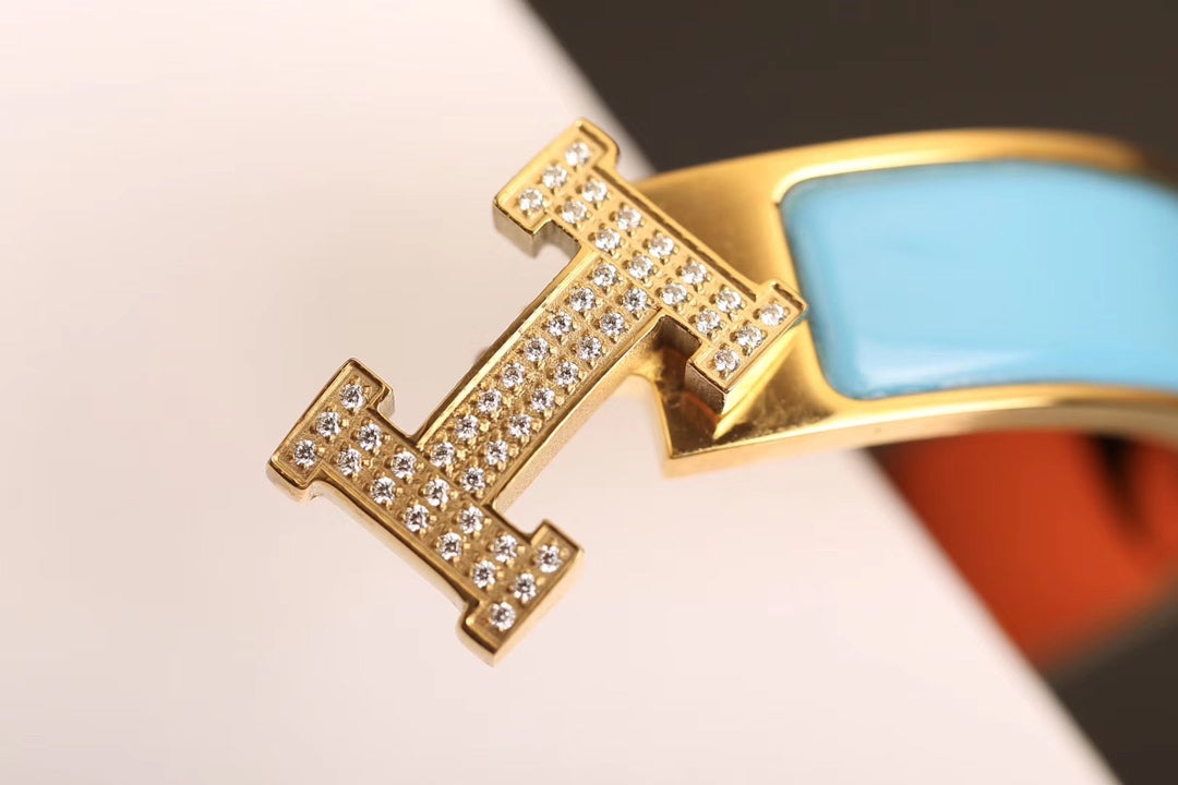 [MIRA]H CLOUD BLUE BRACELET GOLD DIAMOND