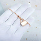 [MIRA]AMULETTE PEDANT ROSE GOLD NECKLACE