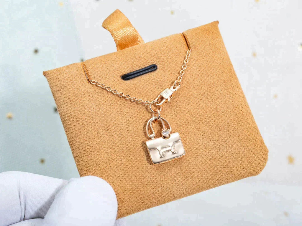 [MIRA]AMULETTE PEDANT ROSE GOLD NECKLACE