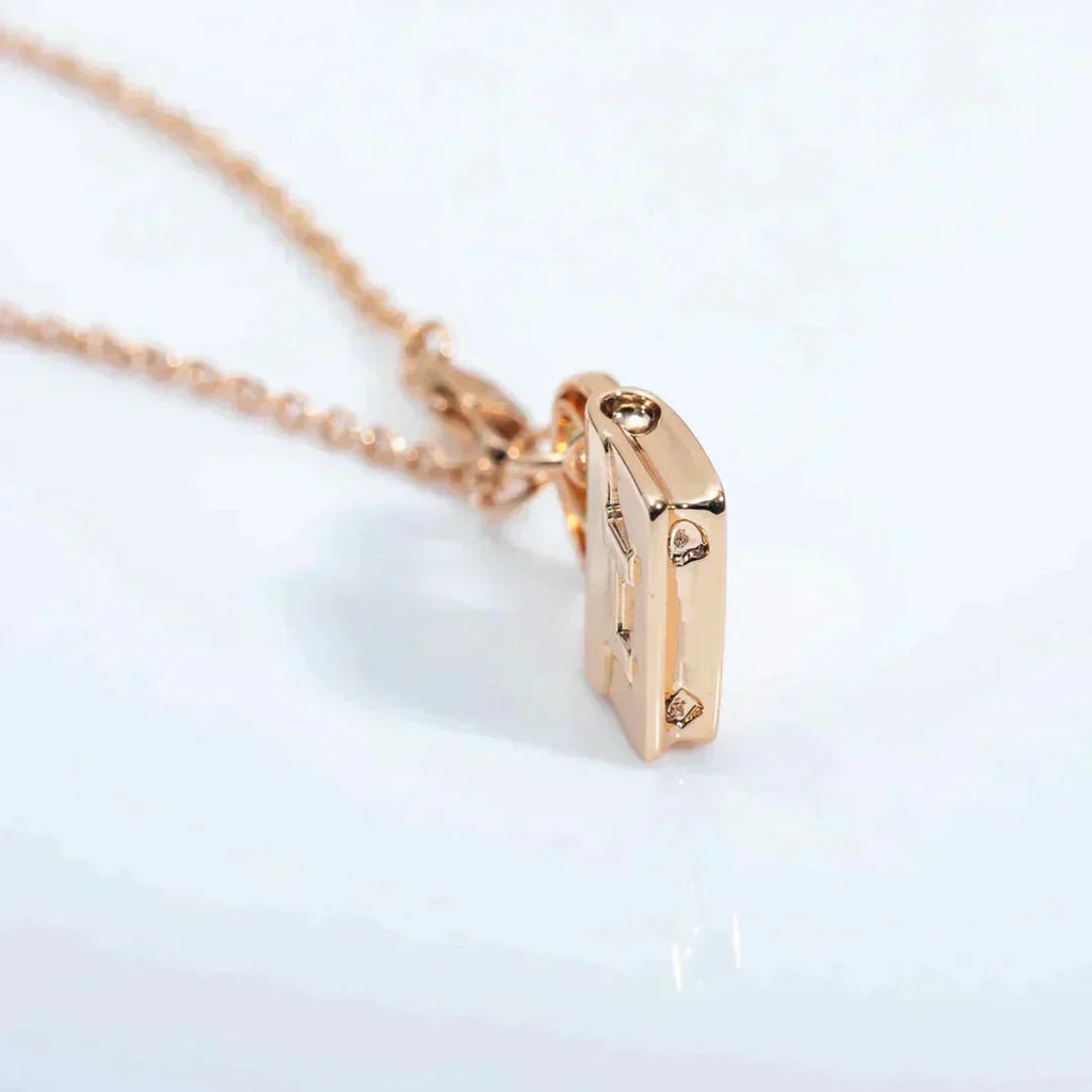 [MIRA]AMULETTE PEDANT ROSE GOLD NECKLACE