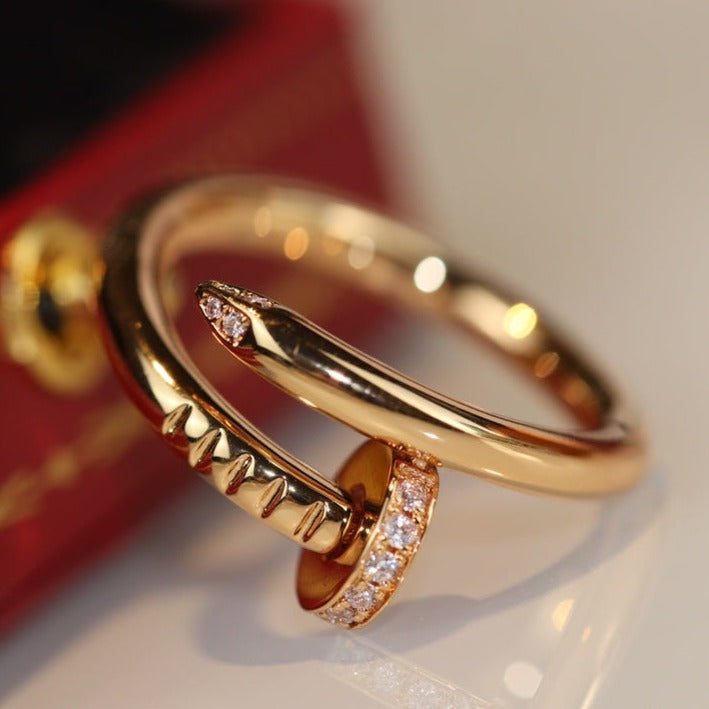 [MIRA]JUSTE RING 2.65MM GOLD DIAMOND