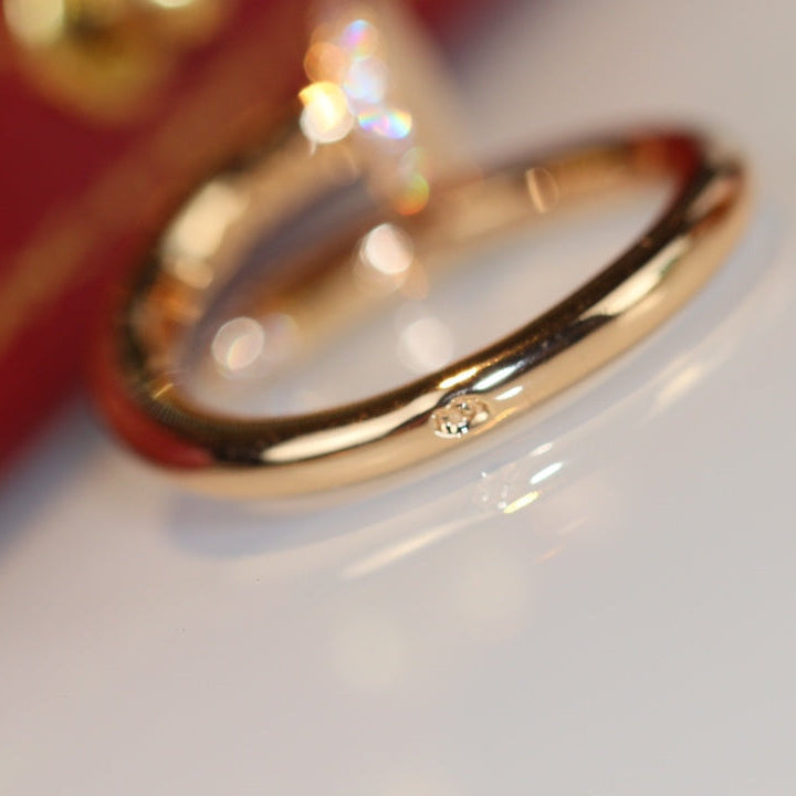 [MIRA]JUSTE RING 2.65MM GOLD DIAMOND