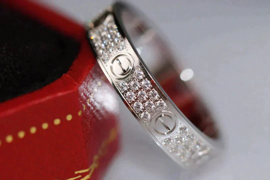 [MIRA]LOVE RING 3.6MM DIAMOND PAVED