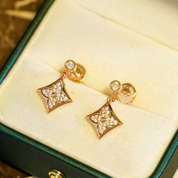 [MIRA]STAR DIAMONDS EARRINGS GOLD