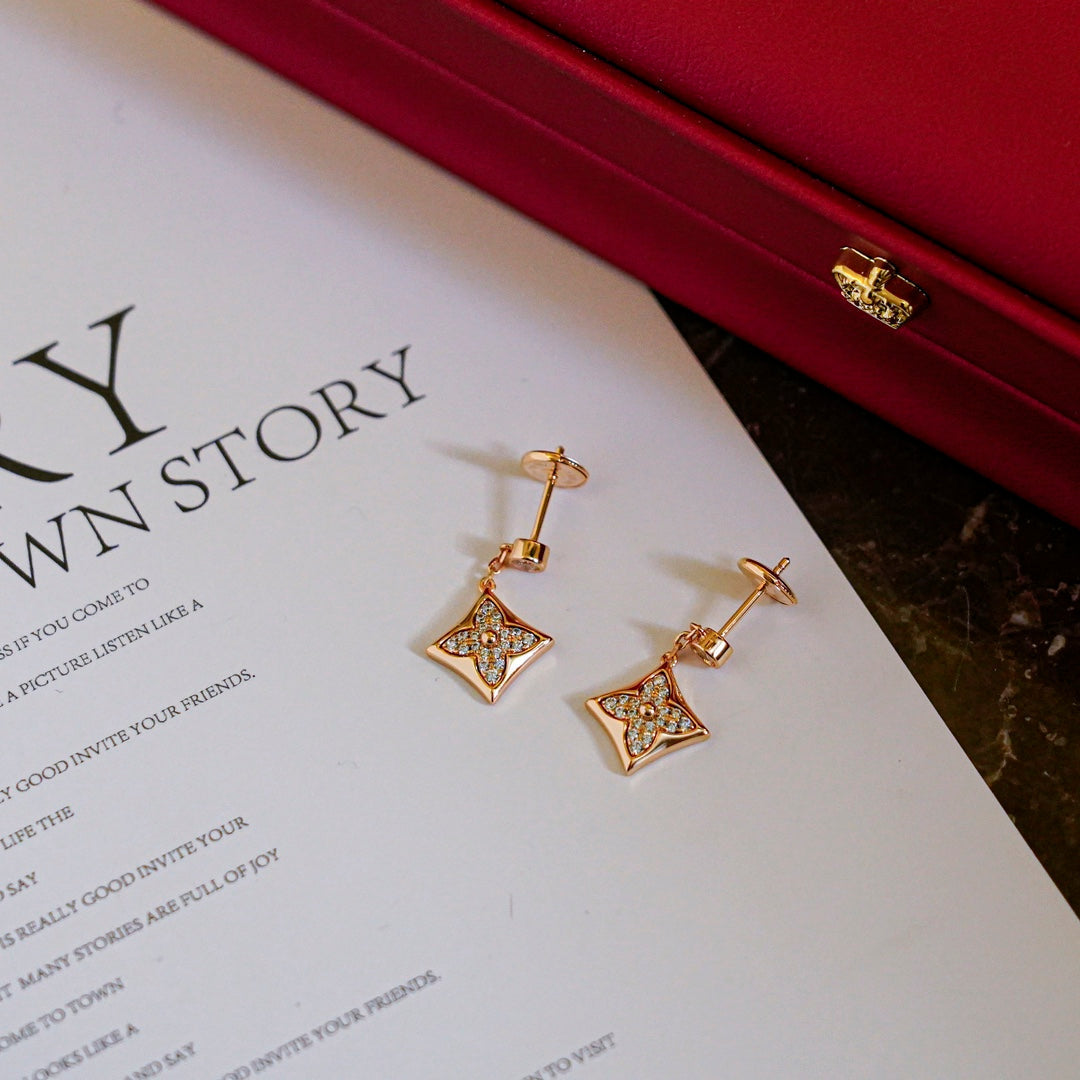 [MIRA]STAR DIAMONDS EARRINGS GOLD