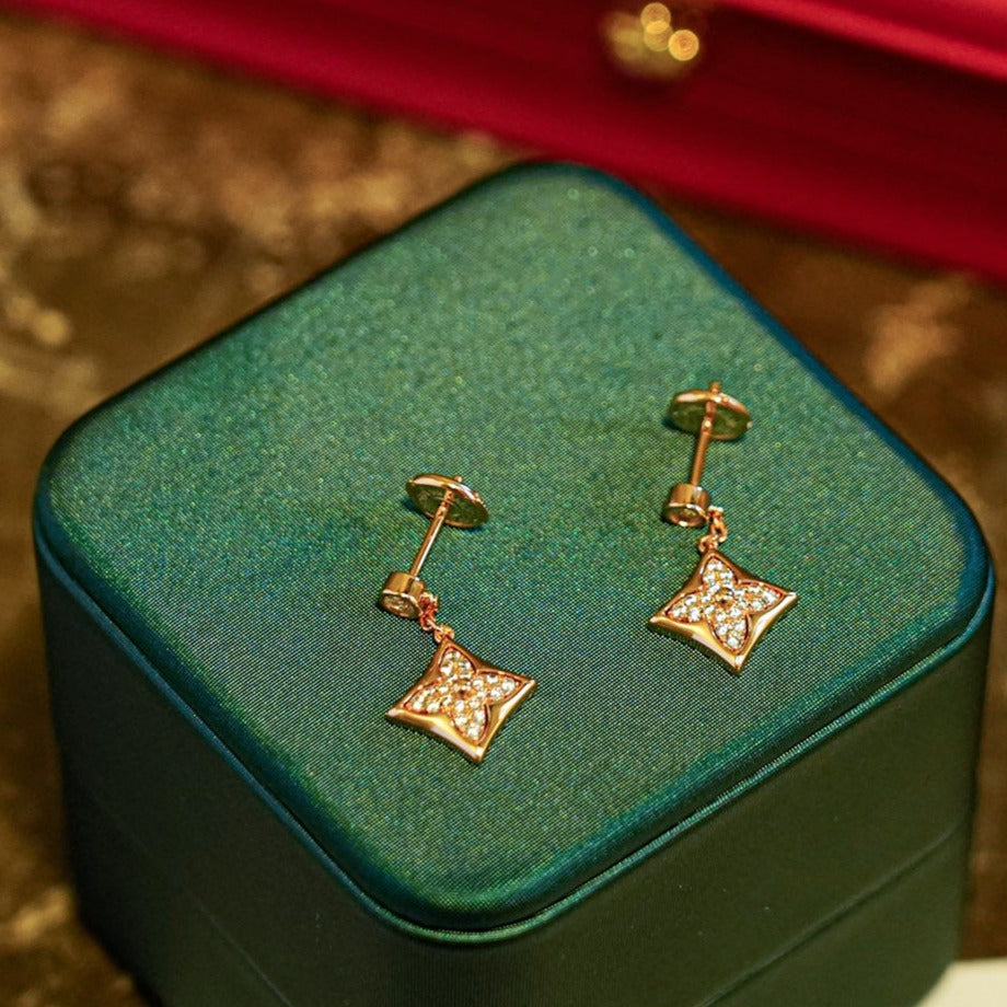 [MIRA]STAR DIAMONDS EARRINGS GOLD