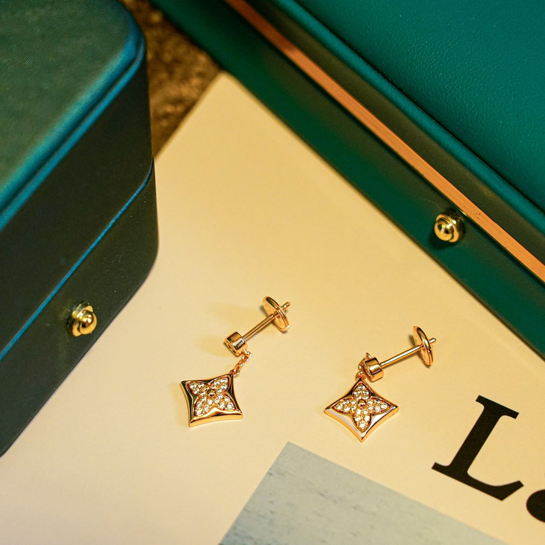 [MIRA]STAR DIAMONDS EARRINGS GOLD