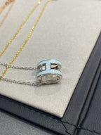 [MIRA]POP H LIGHT BLUE NECKLACE