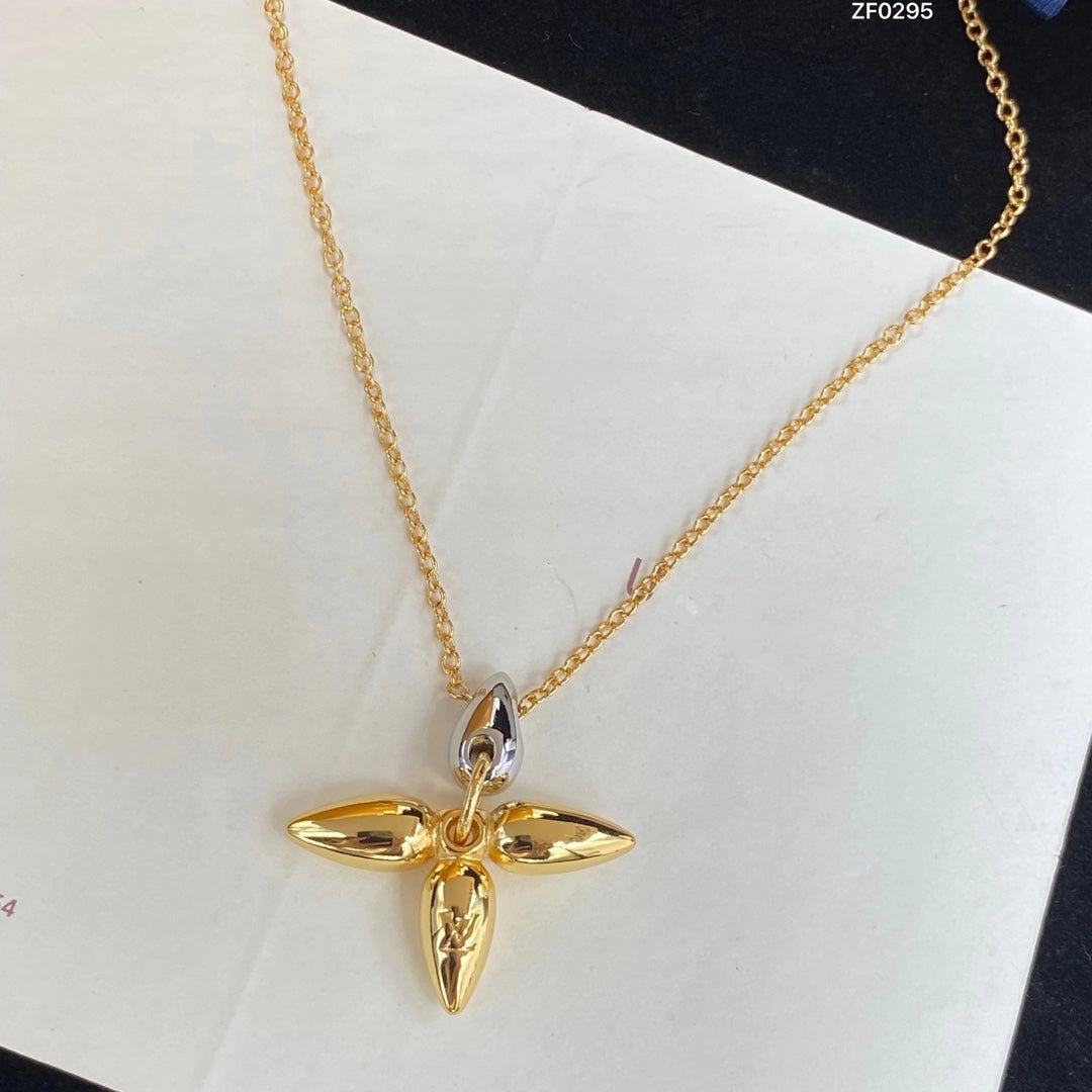 [MIRA]LOUISETTE PEDANT GOLD NECKLACE
