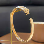 [MIRA]PANTHERE GOLD OPEN BRACELET