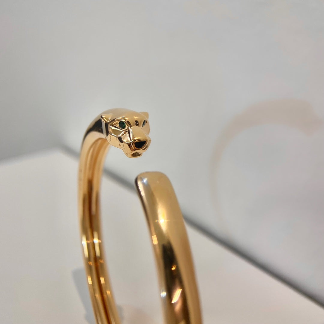 [MIRA]PANTHERE GOLD OPEN BRACELET
